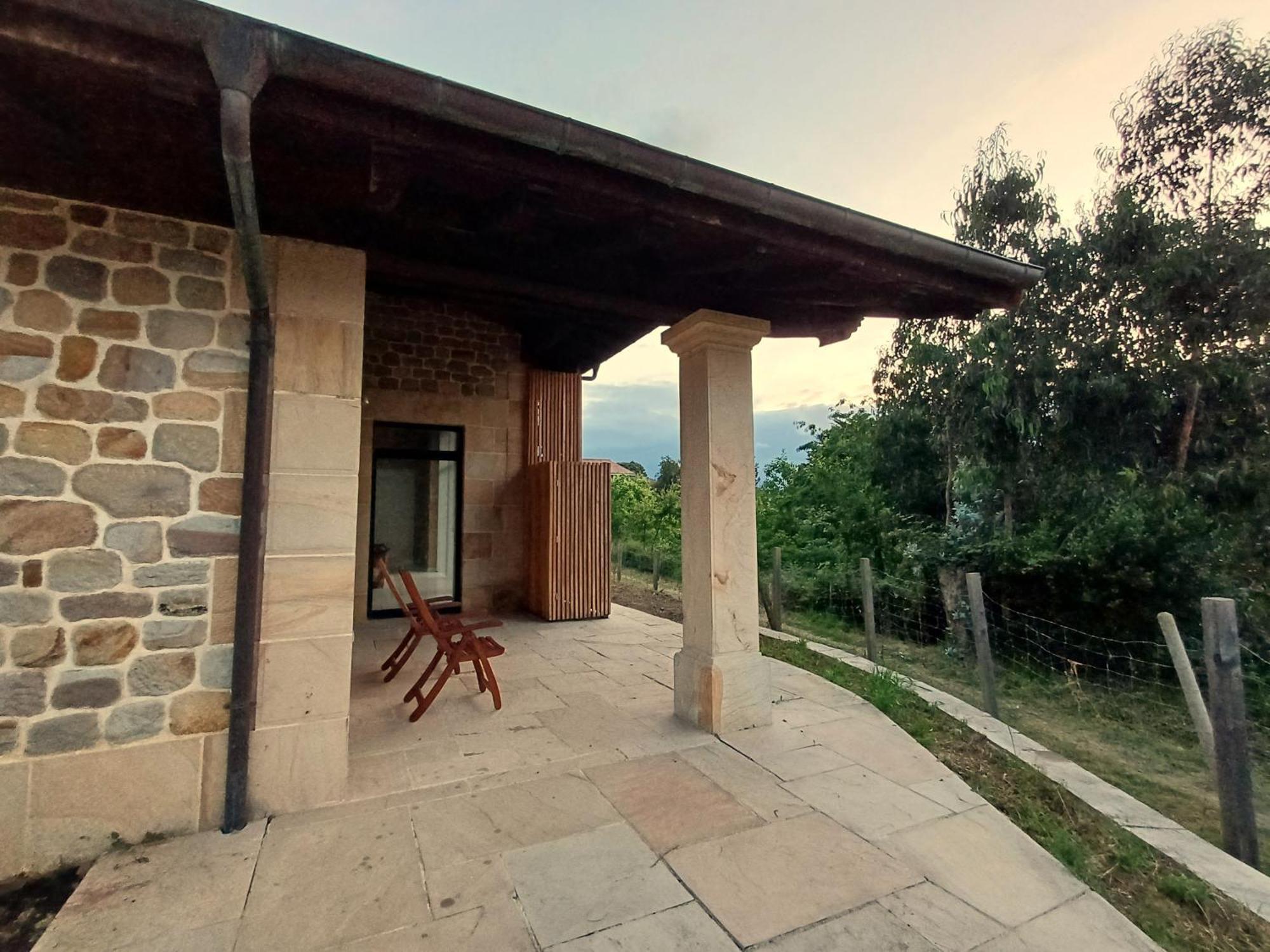Amplio Apartamento Con Jardin En Casa Rural Haritza Con Vistas Al Mar Ea Esterno foto