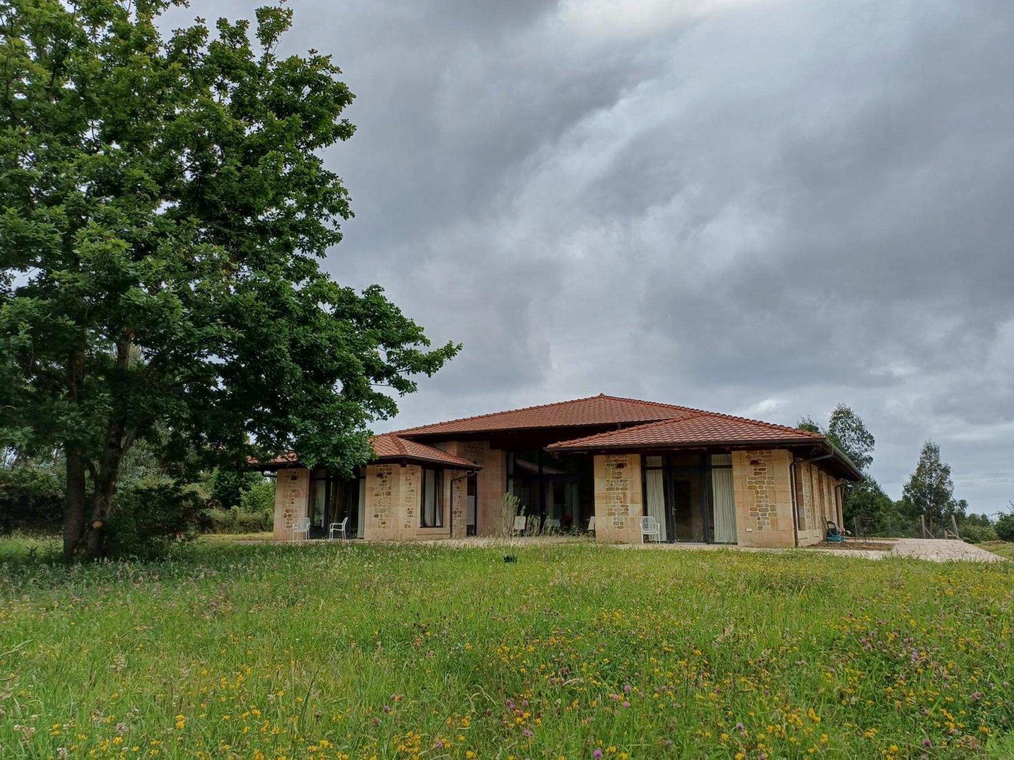 Amplio Apartamento Con Jardin En Casa Rural Haritza Con Vistas Al Mar Ea Esterno foto