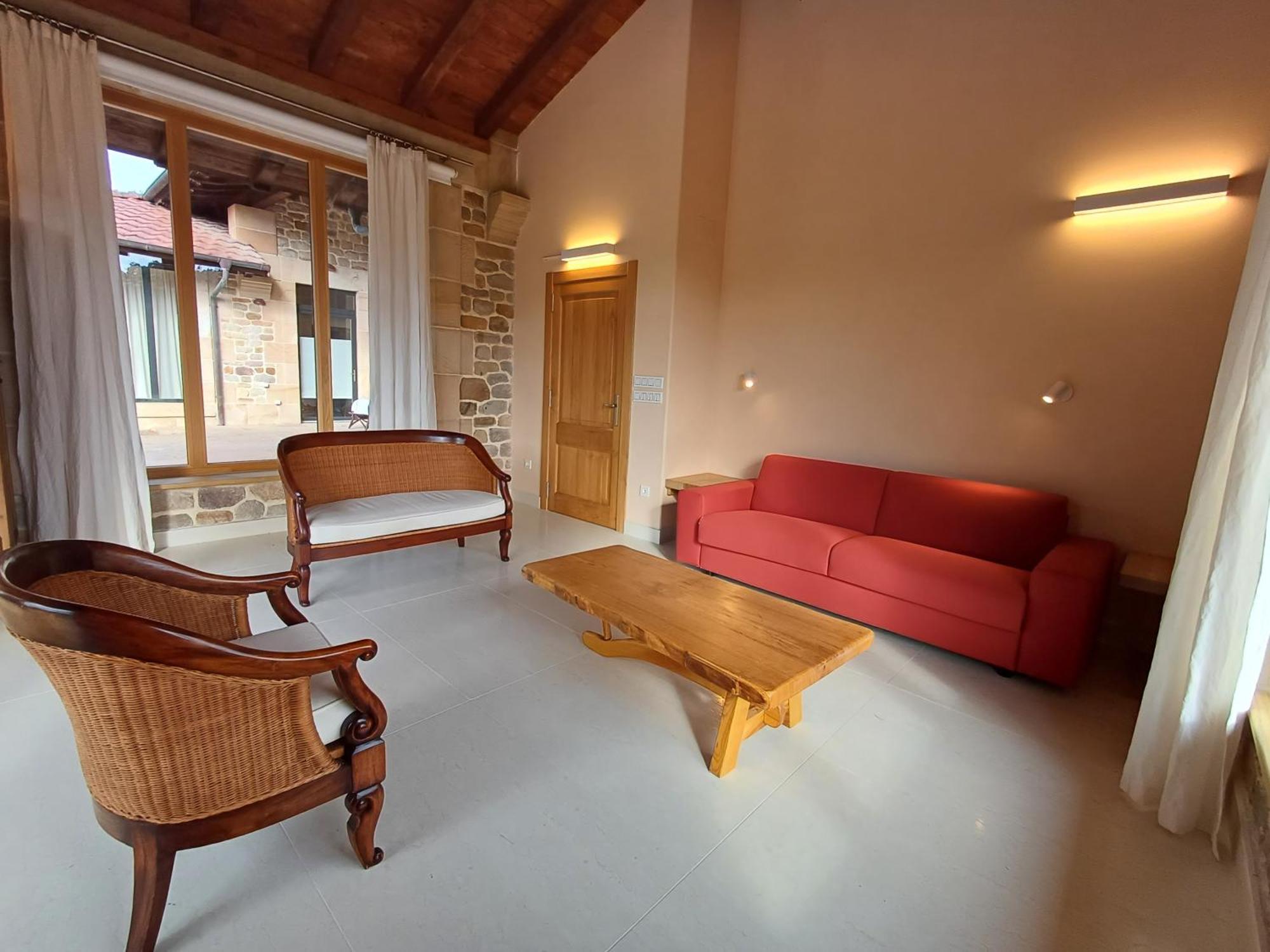 Amplio Apartamento Con Jardin En Casa Rural Haritza Con Vistas Al Mar Ea Esterno foto