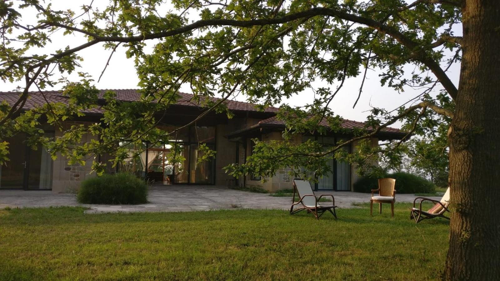 Amplio Apartamento Con Jardin En Casa Rural Haritza Con Vistas Al Mar Ea Esterno foto
