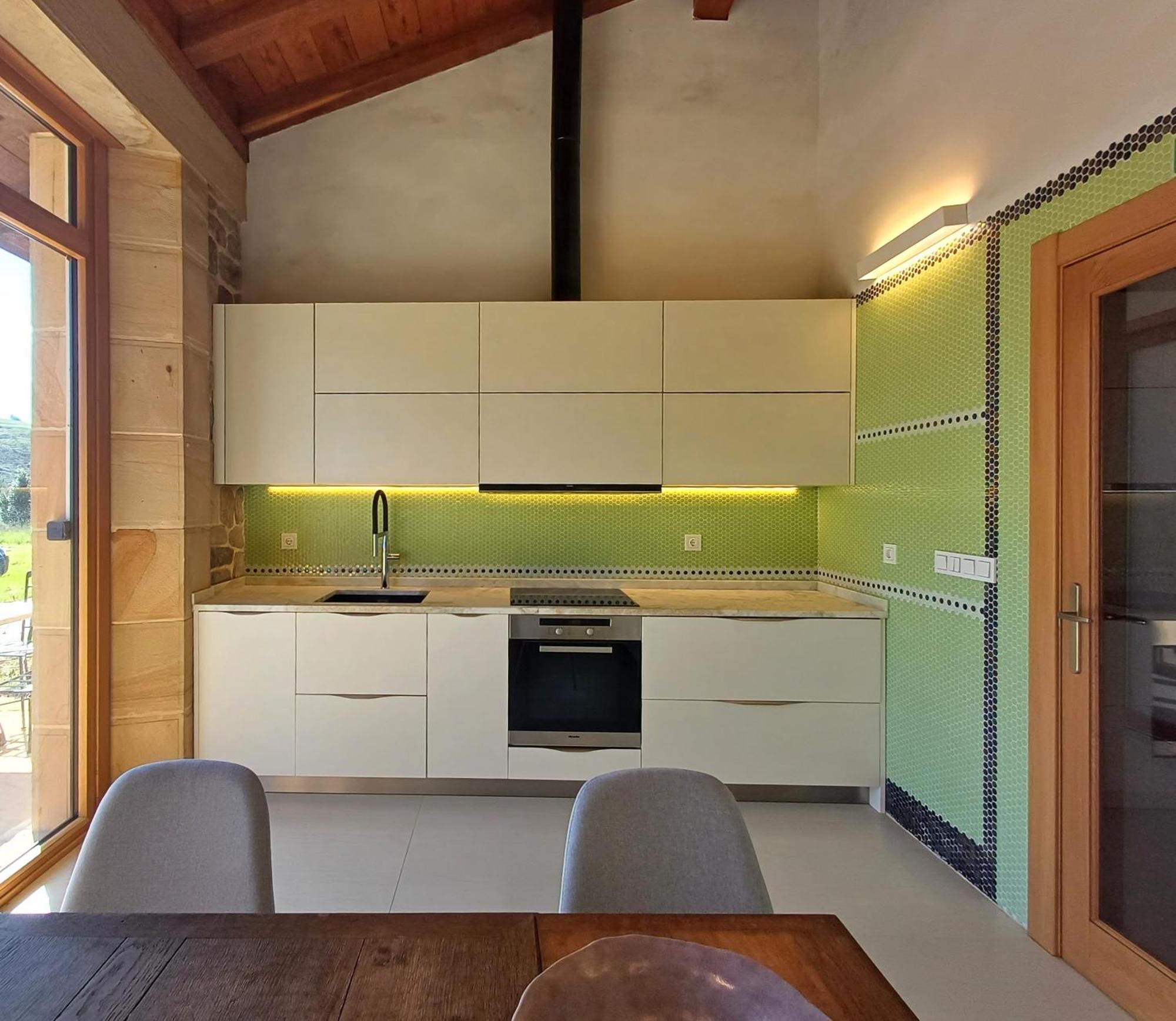 Amplio Apartamento Con Jardin En Casa Rural Haritza Con Vistas Al Mar Ea Esterno foto