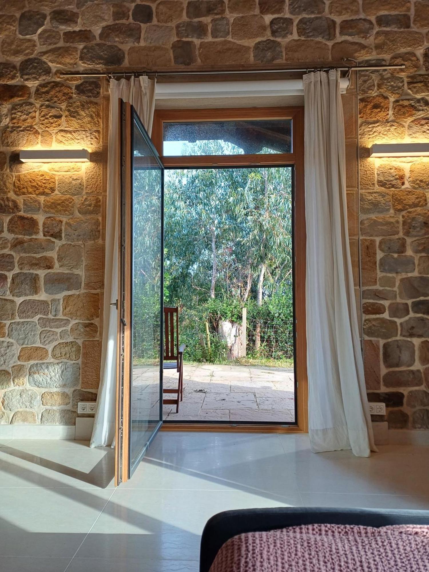 Amplio Apartamento Con Jardin En Casa Rural Haritza Con Vistas Al Mar Ea Esterno foto
