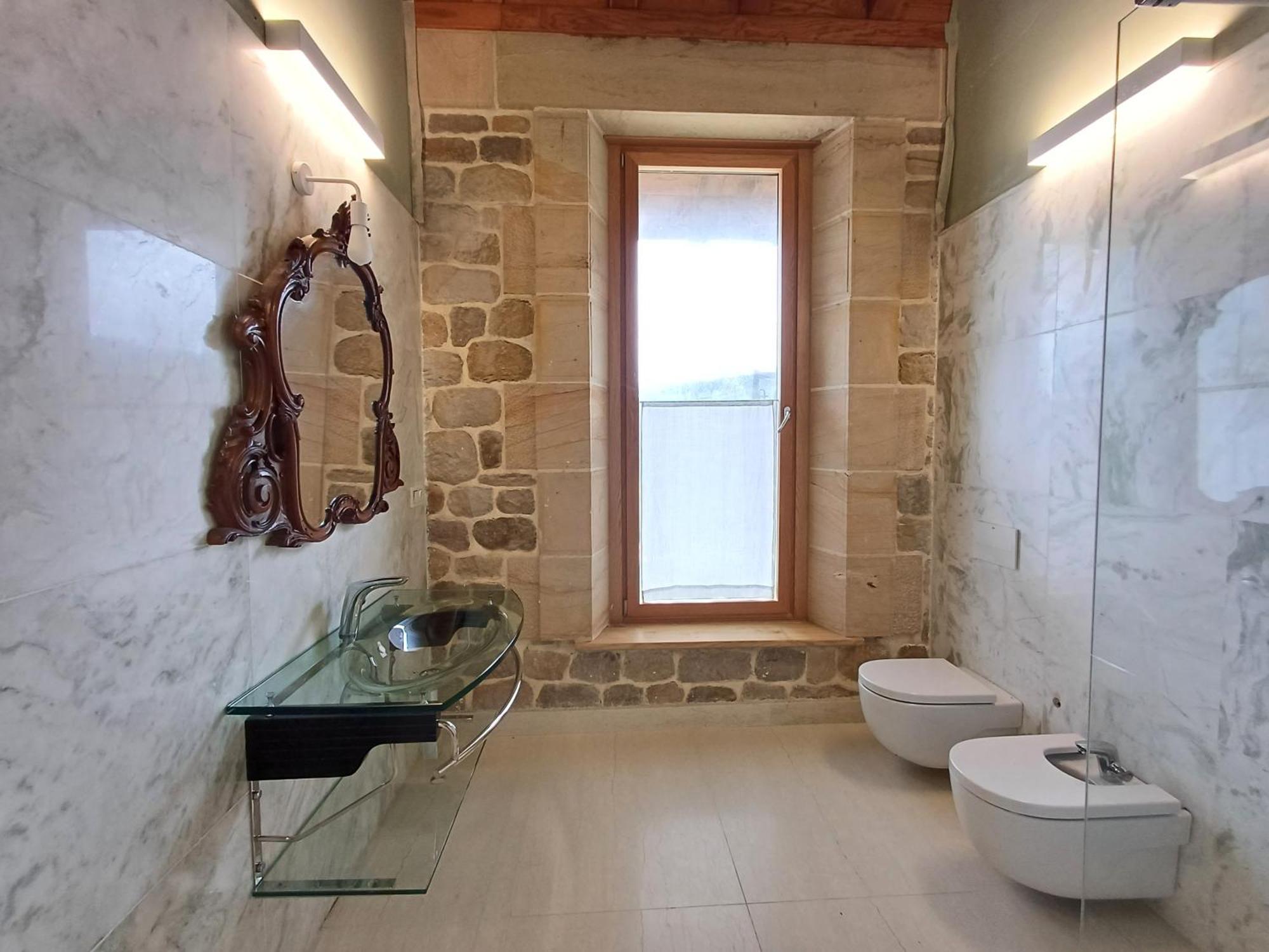 Amplio Apartamento Con Jardin En Casa Rural Haritza Con Vistas Al Mar Ea Esterno foto