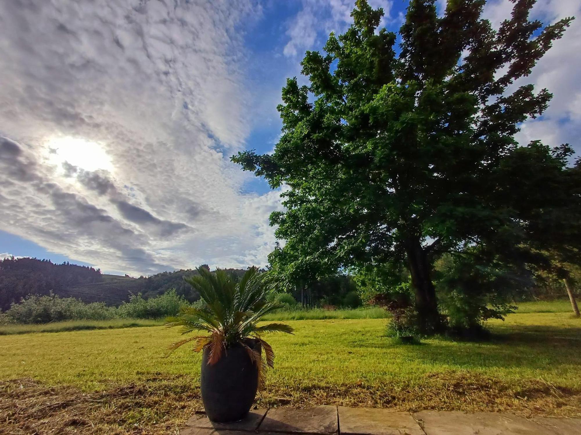 Amplio Apartamento Con Jardin En Casa Rural Haritza Con Vistas Al Mar Ea Esterno foto